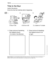 Time to the Hour (Gr. 2)