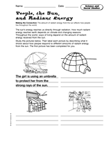Science and Social Studies: People, the Sun, and Radiant Energy
