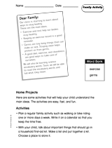 Keeping Healthy: Family Activity