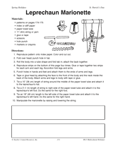 Leprechaun Marionette