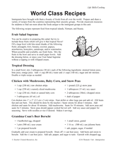 World Class Recipes