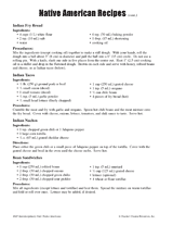 Native American Recipes