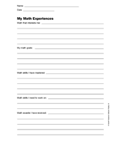My Math Experience 3