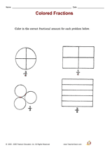 Colored Fractions