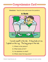 Comprehension Cards