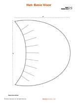 Basic Visor Hat Costume Pattern