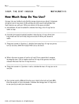 How Much Soap Do You Use?