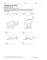 Activity: Prehistoric Animals