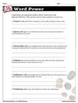 Intro to Rocks Word Power