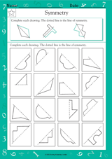 Symmetry: Complete the Drawing II