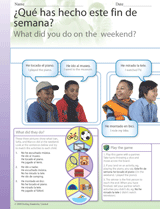What Did You Do On the Weekend?