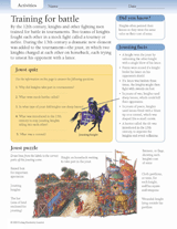 Medieval Training for Battle