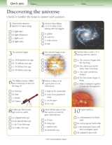 Discovering the Universe Quiz