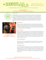 Project Seahorse Discussion & Activity Guide with Common Core Connections